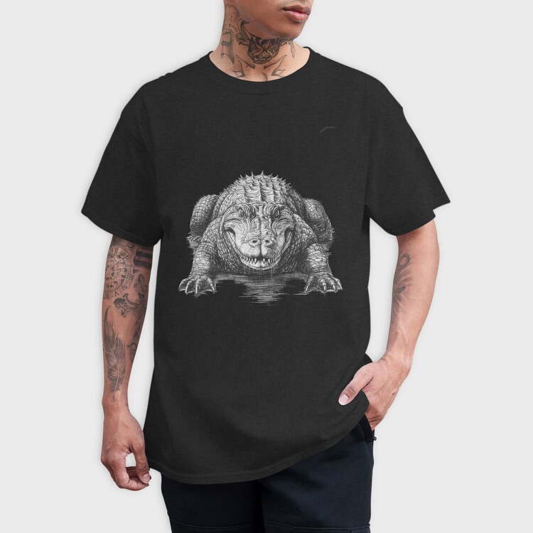 Crocodille, Tricou Barbati (Unisex)