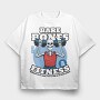 Bare Bones Fitness Trend, Tricou Oversize Barbati (Unisex)