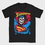 Superman Skull, Tricou Barbati (Unisex)