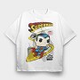 Superman Comics, Tricou Oversize Barbati (Unisex)