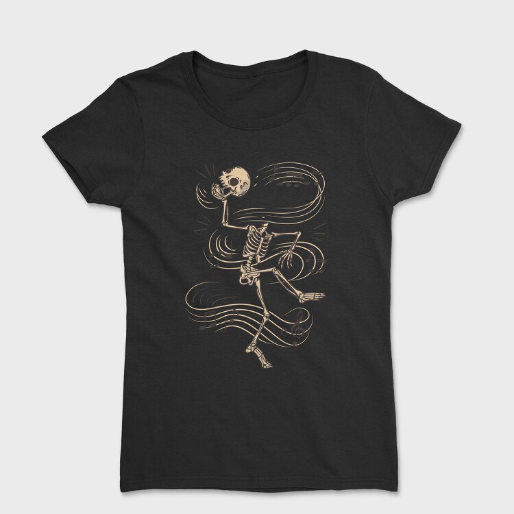 Dancing Skeleton Headless, Tricou Femei