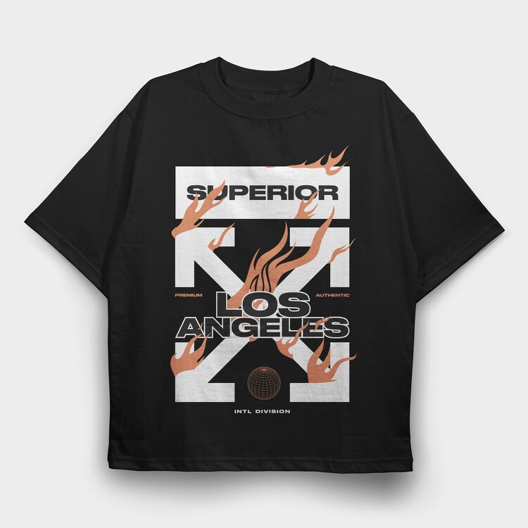 Superior 2, Tricou Oversize Barbati (Unisex)