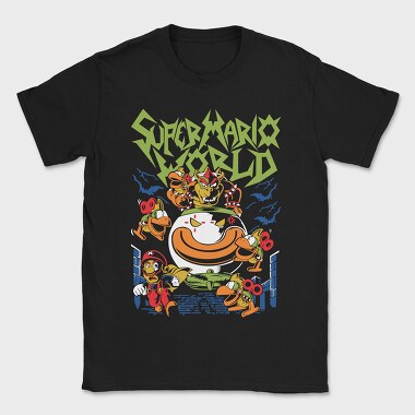 Super Mario World, Tricou Barbati (Unisex)