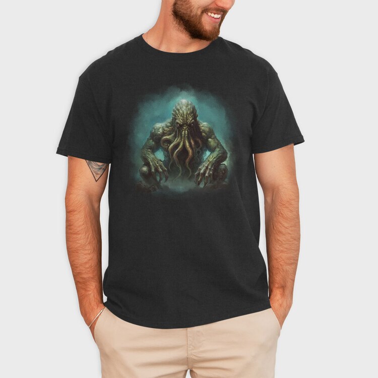 Cthulhu Monster, Tricou Barbati (Unisex)