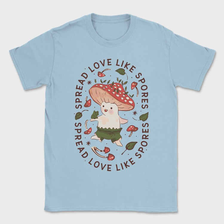Cute Mushroom Fairy, Tricou Barbati (Unisex)