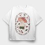 Cute Mushroom Fairy, Tricou Oversize Barbati (Unisex)
