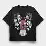 Super Mario 14, Tricou Oversize Barbati (Unisex)