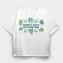 Cute Plants Love, Tricou Oversize Barbati (Unisex)