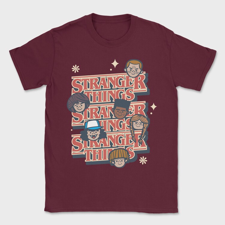 Stranger Things 8, Tricou Barbati (Unisex)