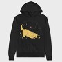 Cute Labrador Dog All I Need, Hanorac Oversize Barbati (Unisex)