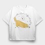 Cute Labrador Dog All I Need, Tricou Oversize Barbati (Unisex)