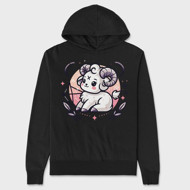 Cute Sagittarius Character, Hanorac Oversize Barbati (Unisex)