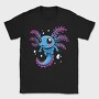 Cute Swimming Axolotl, Tricou Barbati (Unisex)