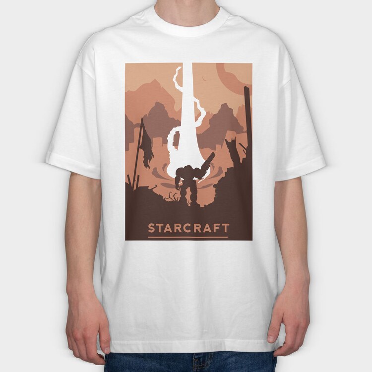 Starcraft 6, Tricou Oversize Barbati (Unisex)