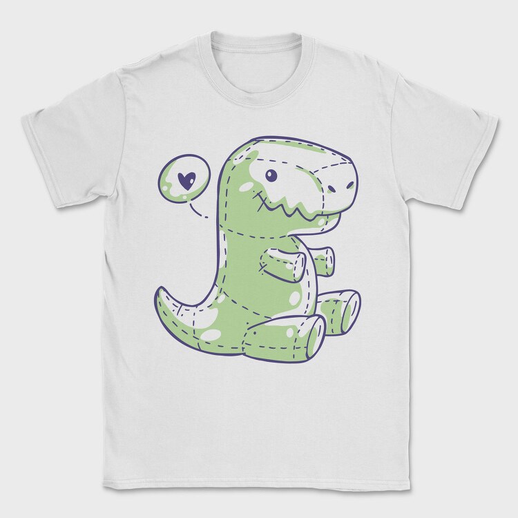 Cute T Rex Plushie, Tricou Barbati (Unisex)