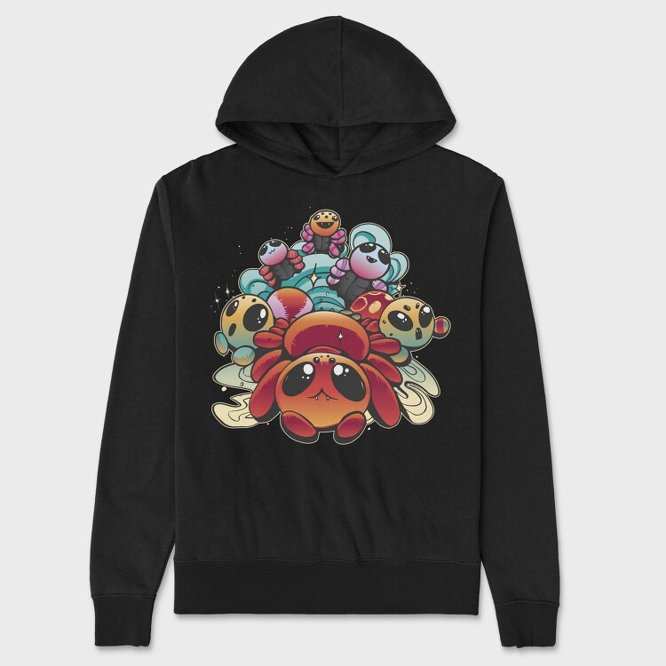 Cute Tarantulas, Hanorac Oversize Barbati (Unisex)