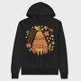 Cute Pear In Autumn Sweater Character Mug, Hanorac Oversize Barbati (Unisex)