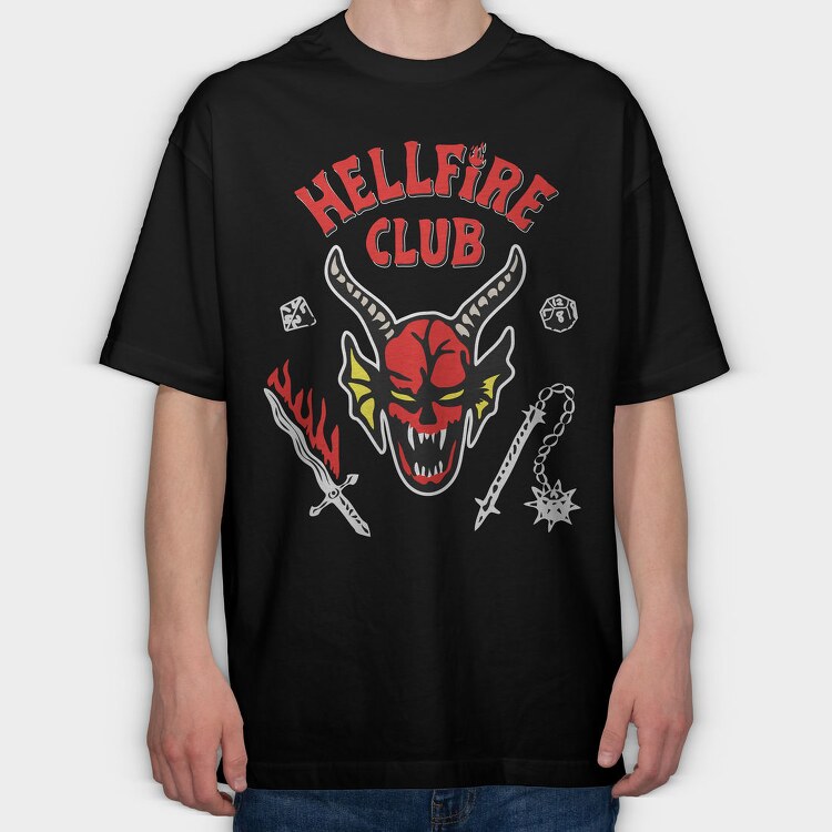 Stranger Things 1, Tricou Oversize Barbati (Unisex)