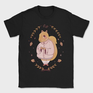Cute Squirrel Cottagecore, Tricou Barbati (Unisex)