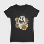 Cute Retro Ghost Halloween Vintage, Tricou Femei