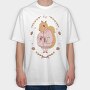 Cute Squirrel Cottagecore, Tricou Oversize Barbati (Unisex)