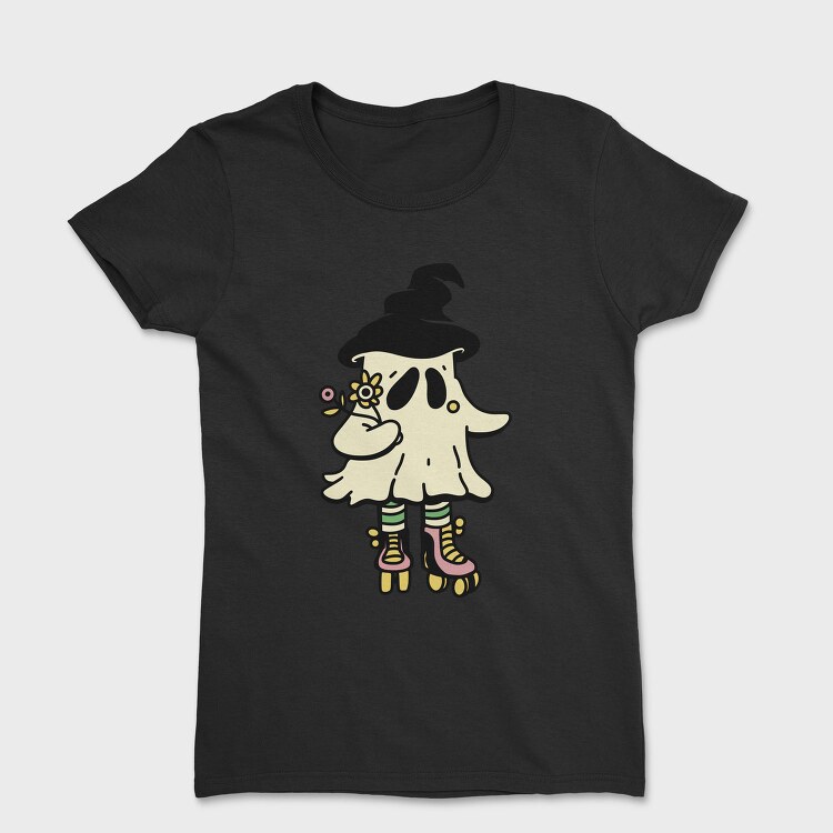 Cute Witch Ghost, Tricou Femei