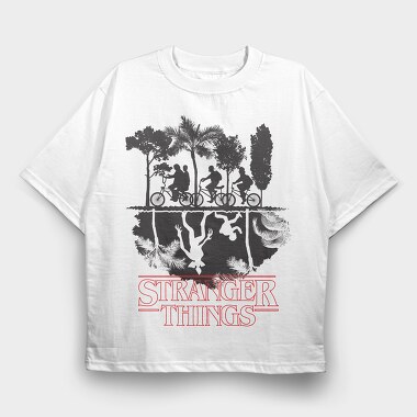 Stranger Things 3, Tricou Oversize Barbati (Unisex)