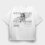 Stay High 1, Tricou Oversize Barbati (Unisex)