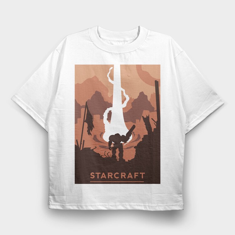 Starcraft 6, Tricou Oversize Barbati (Unisex)