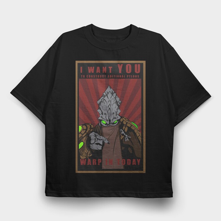 Starcraft 4, Tricou Oversize Barbati (Unisex)