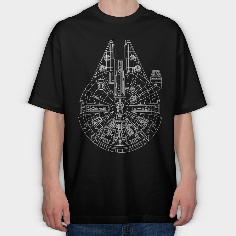 Star Wars 19, Tricou Oversize Barbati (Unisex)