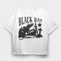 Black Rat Gothic Rodent, Tricou Oversize Barbati (Unisex)