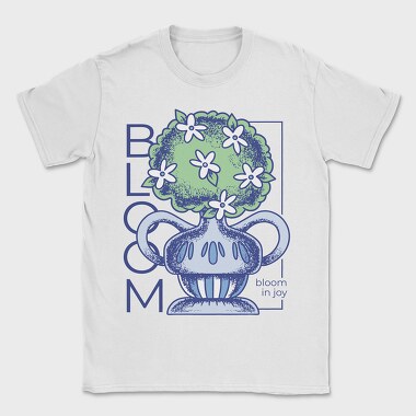 Bloom In Joy Plant Vase 08, Tricou Barbati (Unisex)