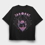 Boho Moon Phases, Tricou Oversize Barbati (Unisex)