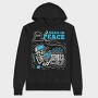 Book Lover Skeleton Humor Read In Peace, Hanorac Oversize Barbati (Unisex)