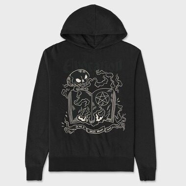 Book Of Dark Magic Witchcraft, Hanorac Oversize Barbati (Unisex)