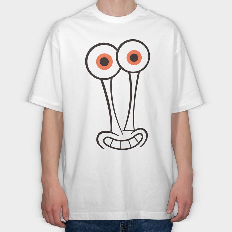 SpongeBob Faces 6, Tricou Oversize Barbati (Unisex)