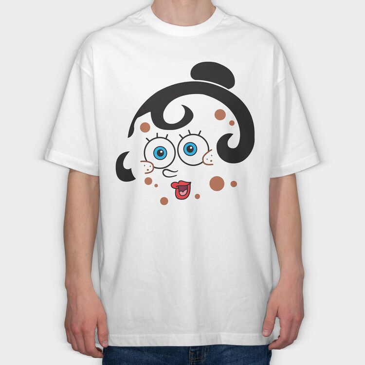 SpongeBob Faces 13, Tricou Oversize Barbati (Unisex)