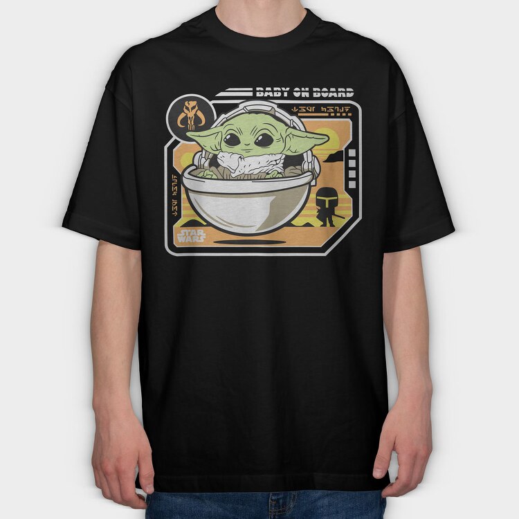 Star Wars 1, Tricou Oversize Barbati (Unisex)