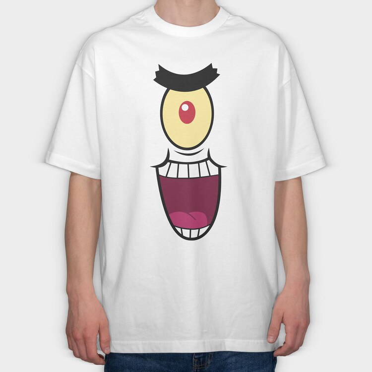 SpongeBob Faces 5, Tricou Oversize Barbati (Unisex)