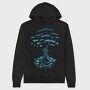 Dark Creature Creepy Demon Darkness, Hanorac Oversize Barbati (Unisex)