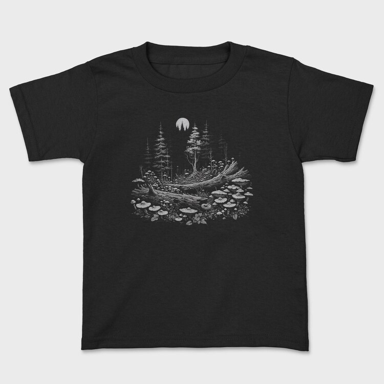 Dark Enchanted Mystical Forest, Tricou Copii