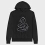 Dark Snake Dark Animals, Hanorac Oversize Barbati (Unisex)