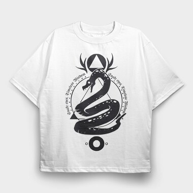 Dark Snake Dark Animals, Tricou Oversize Barbati (Unisex)