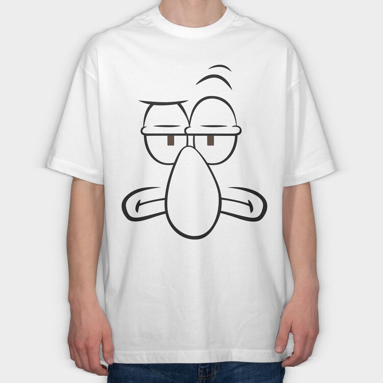 SpongeBob Faces 4, Tricou Oversize Barbati (Unisex)