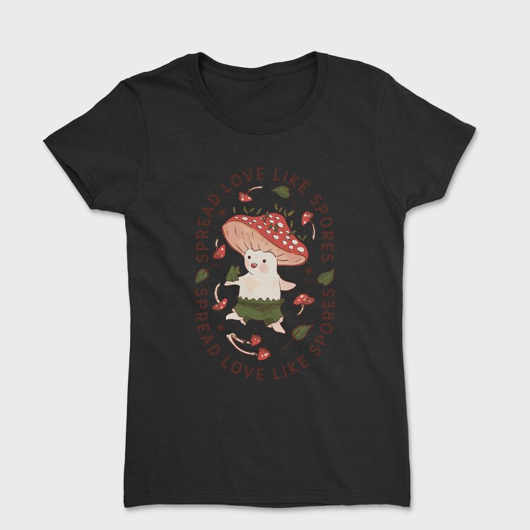 Cute Mushroom Fairy, Tricou Femei
