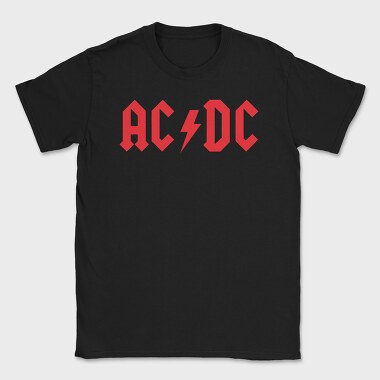 ACDC Logo Art, Tricou Barbati (Unisex)