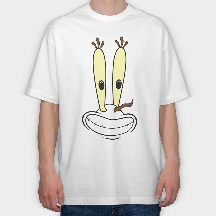 SpongeBob Faces 3, Tricou Oversize Barbati (Unisex)