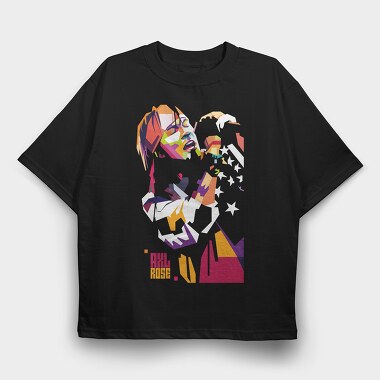 AXL ROSE Art2, Tricou Oversize Barbati (Unisex)