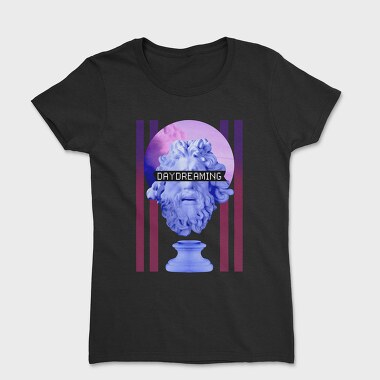 Daydreaming Statue Vaporwave Sculpture, Tricou Femei